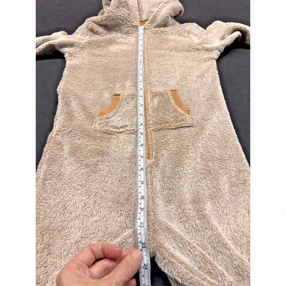 Reindeer PJ Pajama Costume Hooded Fleece Kids Size 8 Christmas Xmas Halloween